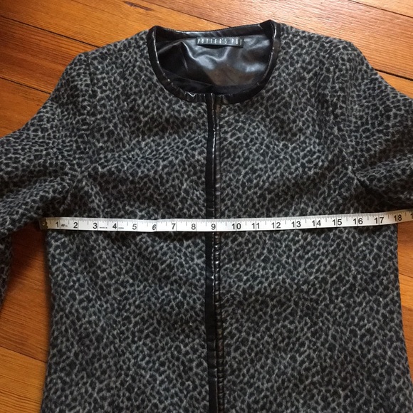 Anthropologie Potter’s Pot Leopard Animal Print Jacket - Picture 13 of 16